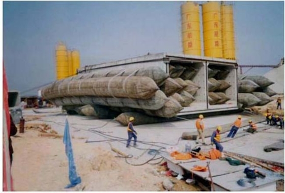Airbags de levage de flottement de bateau de sauvetage de Marine Salvage Airbags Black Vessels
