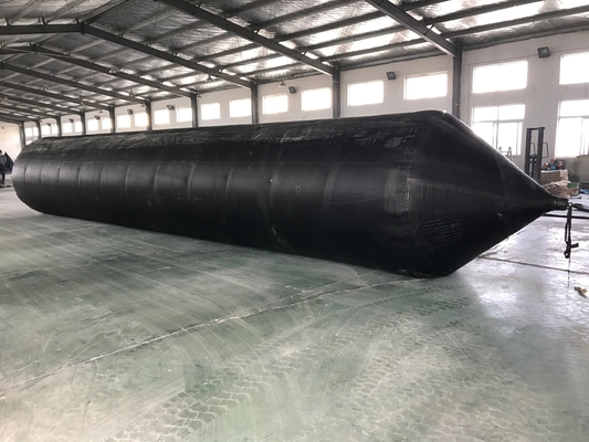 Airbags de lancement de navires en caoutchouc durable pour navires cylindriques