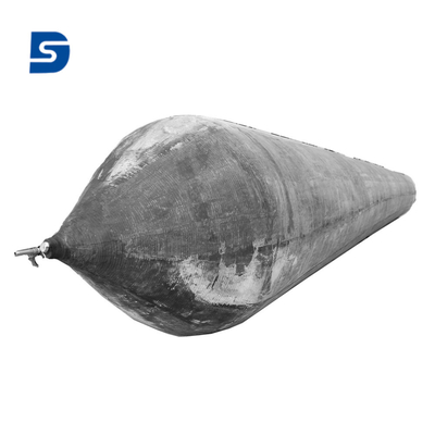 Les airbags de levage 2 de bateau industriel attachent l'airbag de lancement lourd de canot en caoutchouc d'objet