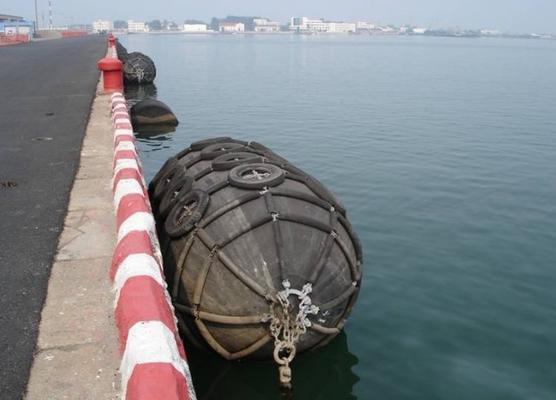 Marine Rubber Sling Fender Ship BV a certifié les amortisseurs de flottement de Yokohama