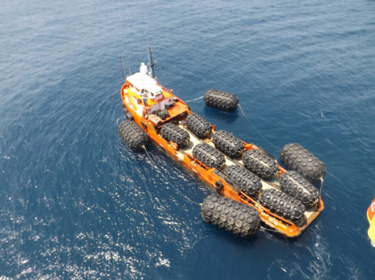 amortisseur en caoutchouc pneumatique de 80kpa 50kpa flottant le matériel gonflable de HDG