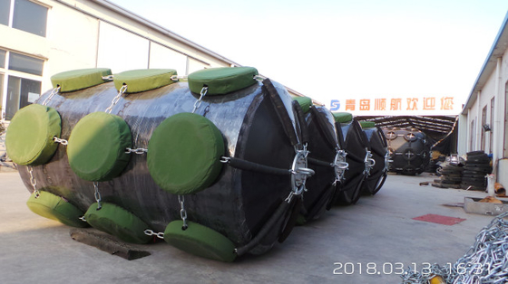 Le revêtement de jet EVA Foam Fender Floating Cell Polyure coloré embarque le type à chaînes