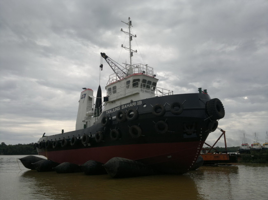 5 couches embarquent les airbags de lancement accouplant le caoutchouc naturel Marine Salvage Airbags