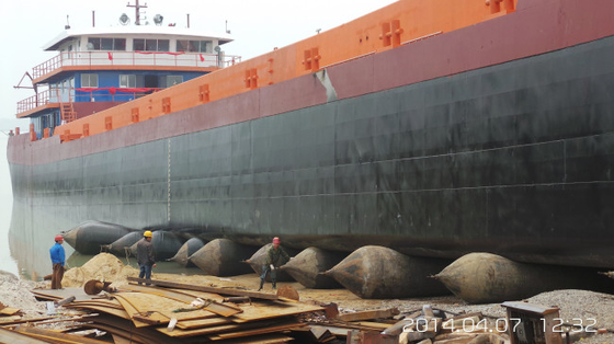 Anti bateau de éclatement Marine Rubber Airbag For Ship lançant le levage lourd
