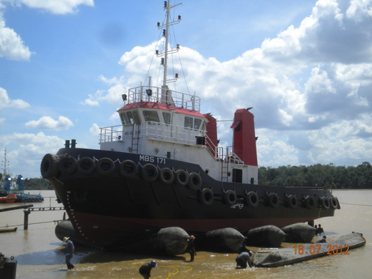 Lancement de levage gonflable durable de Marine Rubber Airbag For Ship